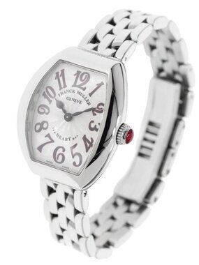 FRANCK MULLER Heart to Heart 5002SQZJA Silver Dial Quartz Ladies Watch_957127